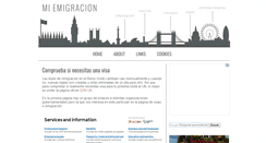 Desktop Screenshot of miemigracion.com